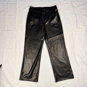 VQW Black Leather Pants